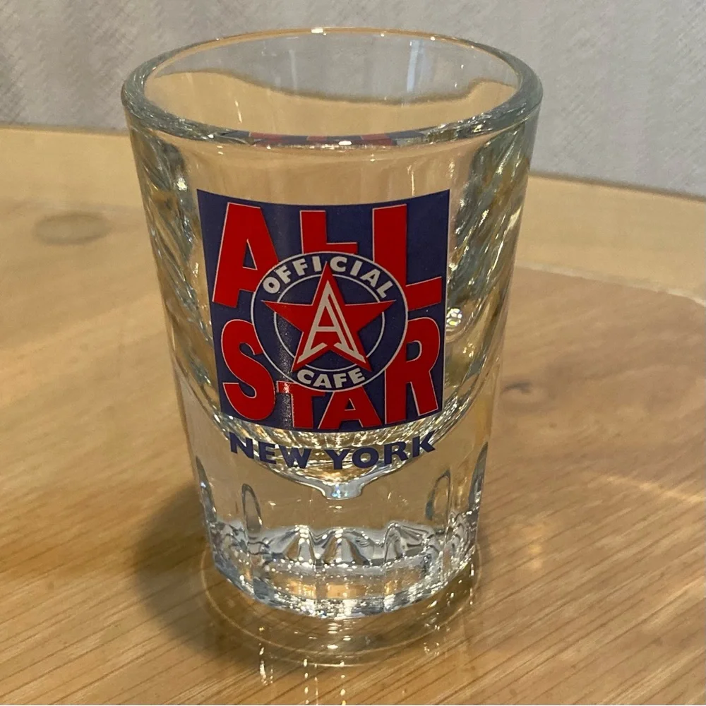 Vintage All Star Cafe New York Official 3 inch Shot Glass